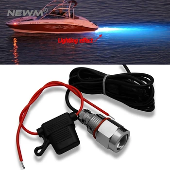 

LED BOAT DRAIN PLUG LIGHT 9W LED Underwater Led Marine Light 100% IP68 Led Light for Yacht Boat Marine with Waterproof Connector