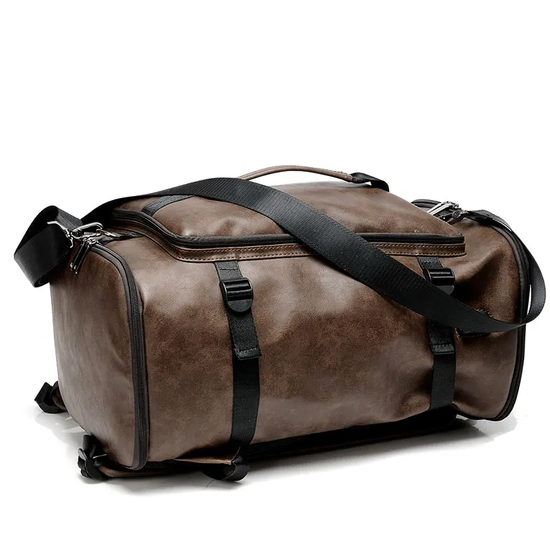 33$-4$) Многофункциональный Для мужчин рюкзак с отделение для обуви мужской ноутбук рюкзак из искусственной кожи черный рюкзак путешествия Водонепроницаемый дорожная сумка для Для мужчин