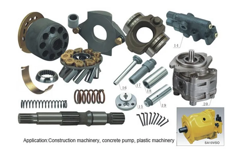 Rexroth series replacement hydraulic piston pump A10VSO45