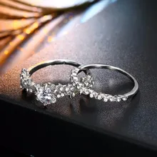 Twin Crystal Rings