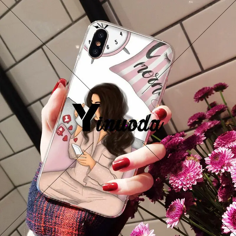 VOGUE Christmas Princess Girl Female boss coffee Phone Case