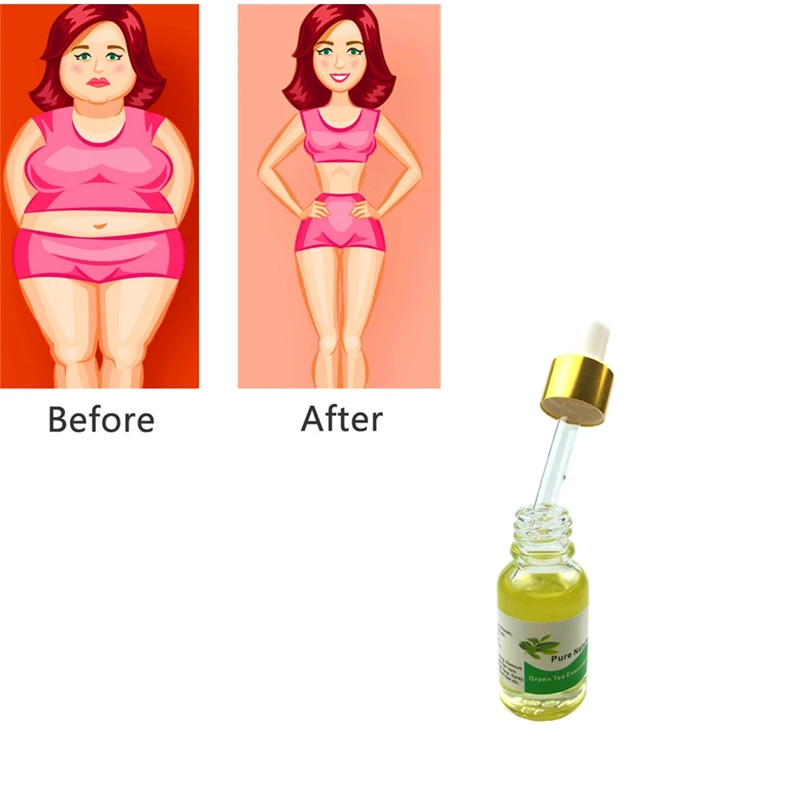 

10ml Orgnic Green tea Fat Burning Essential oil Burn Fat Lose Weight Fast Slimming Body Creams for weight loss Stomach