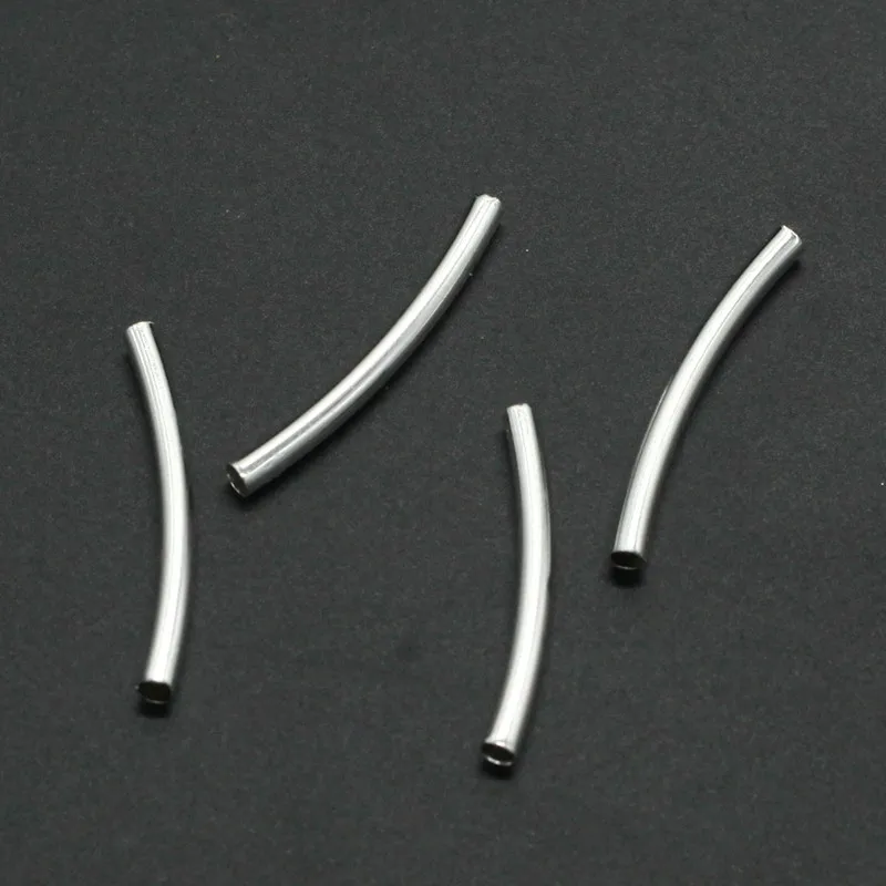 200pcs/lot 25mm Length Plated Bracelet Finding Twist Tube Diy Handmade