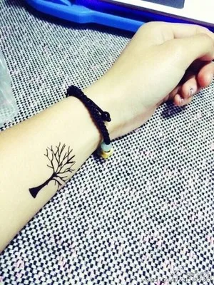 Водостойкая временная татуировка хна для татуировки Поддельные флэш-татуировки наклейки Taty tatto tatuagem tatuajes дерево растет до SYA065