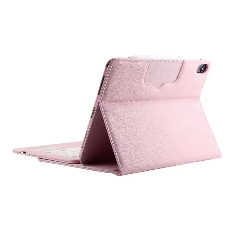 Pink Чехол с клавиатурой для Ipad Pro 11, чехол со съемной беспроводной клавиатурой, чехол для планшета Apple Ipad Pro 11 - Цвет: Pink