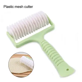 

Pull Mesh Wheel Pizza Pastry Roller Cutter Dough Cookie Pie Kitchen Baking Tool Hot
