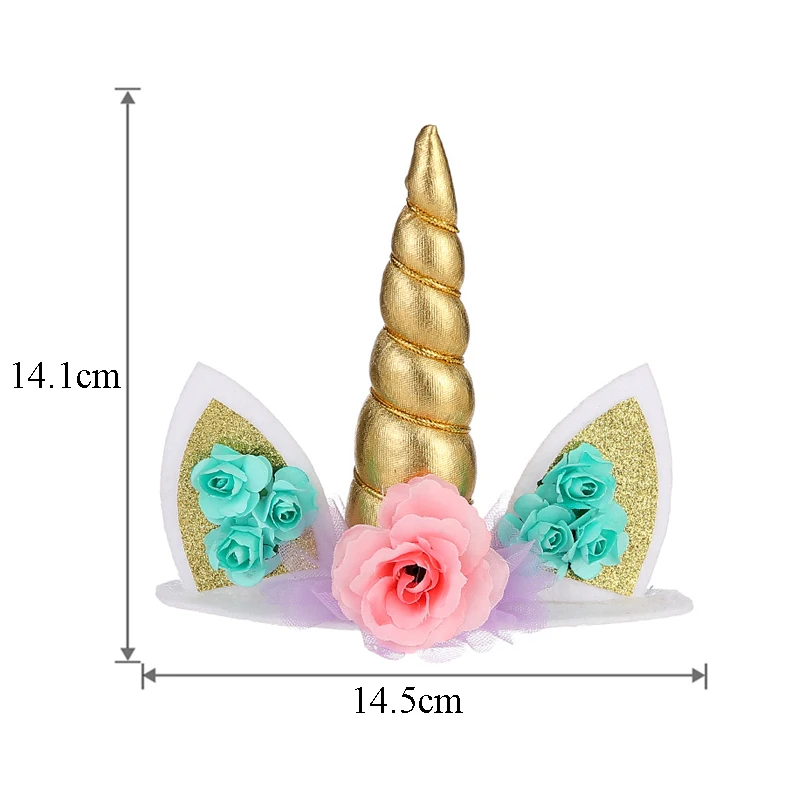 Taoup/вечерние принадлежности с единорогом; Топпер для торта; декор для вечеринки в честь Дня Рождения; декор для маленьких девочек и мальчиков с единорогом; Babyshower