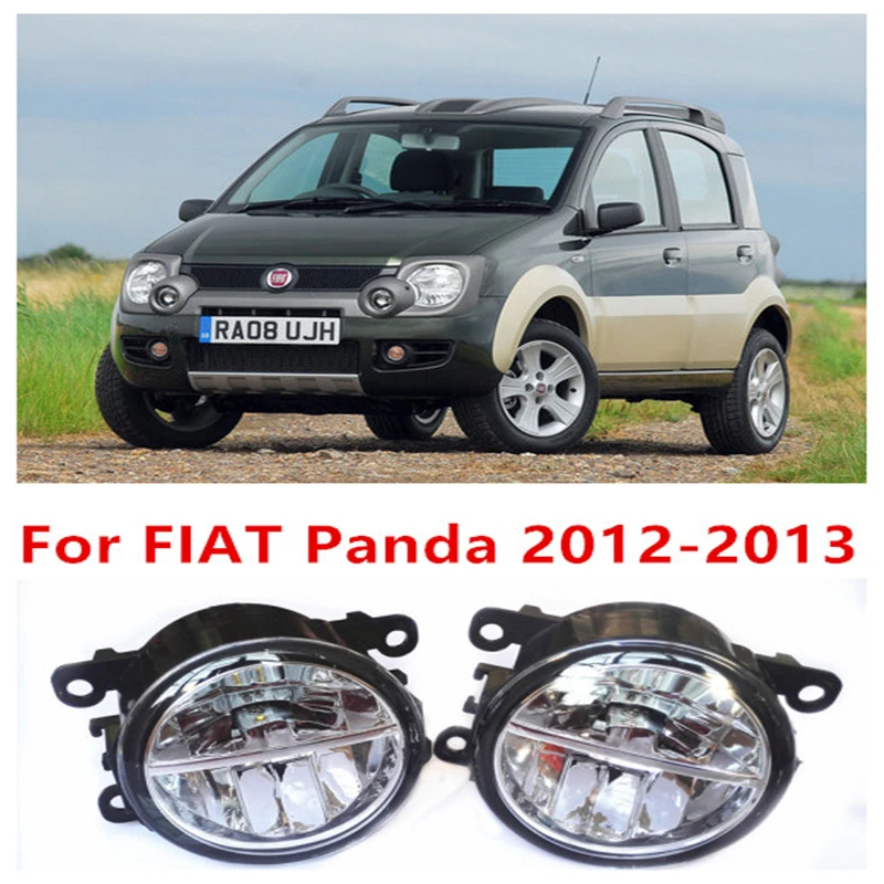 Image For FIAT Panda 2012 2013  10W Fog Light LED DRL Daytime Running Lights Car Styling