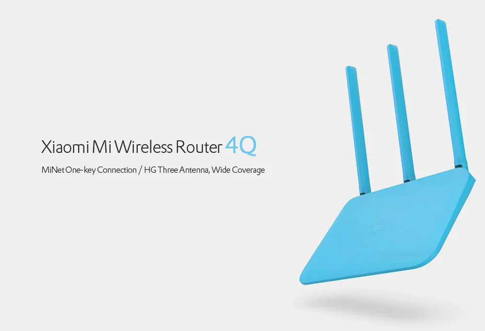 Xiaomi mi маршрутизатор 4Q беспроводной маршрутизатор 2,4 ГГц 450 Мбит/с три антенны mi Net mi OT WAN LAN WPA PK 4