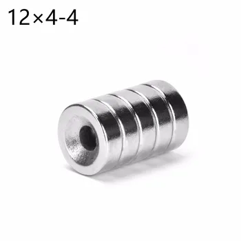 

10pcs 12*4 12x4 Super Strong Round Neodymium Countersunk Ring Magnets 12mm x 4mm Hole: 4mm N35 Neodymium Magnet