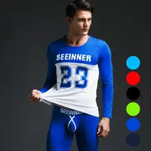 Seeinner Мода № 23 брюки+ топы Мужские дышащие прохладное ощущение нижнее белье мужские кальсоны фитнес термальная майка облегающая