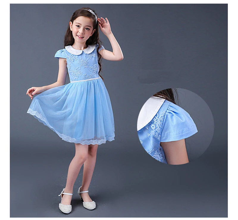 Summer Lace Dress Girls (9)