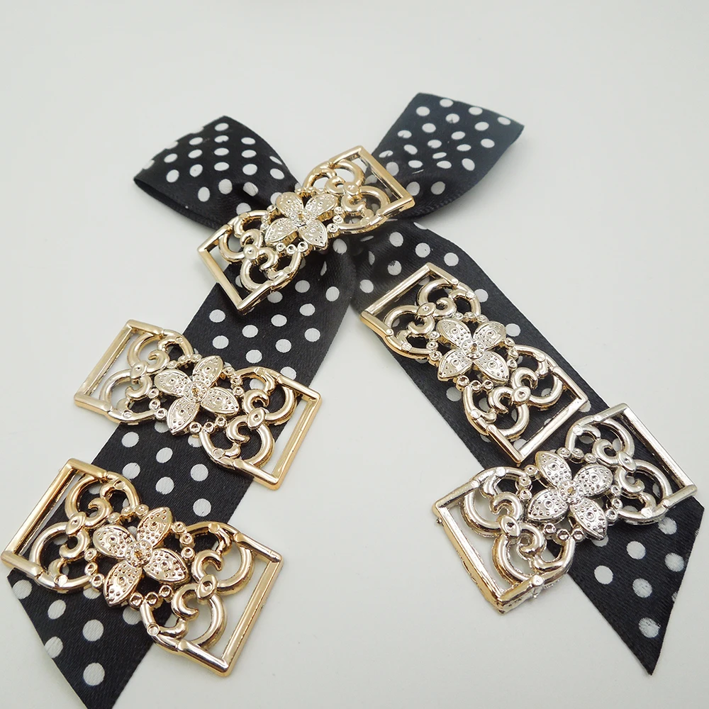 

38/19mm,25pcs uv plated rose gold no fade ribbon buckles acessories Invitation Ribbon Slider Headband Hair Clip DIY