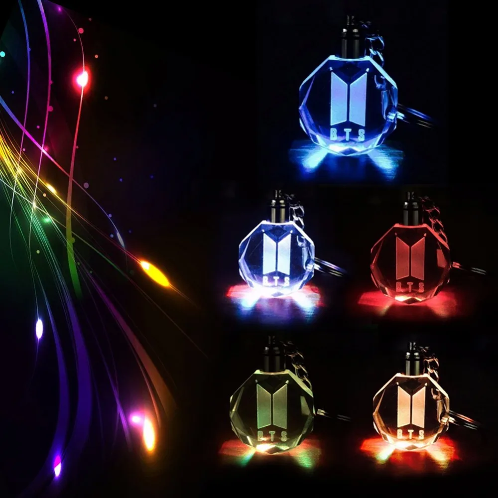 2018 Korea Kpop For BTS Bangtan Boys Fans Gifts LED Crystal Light