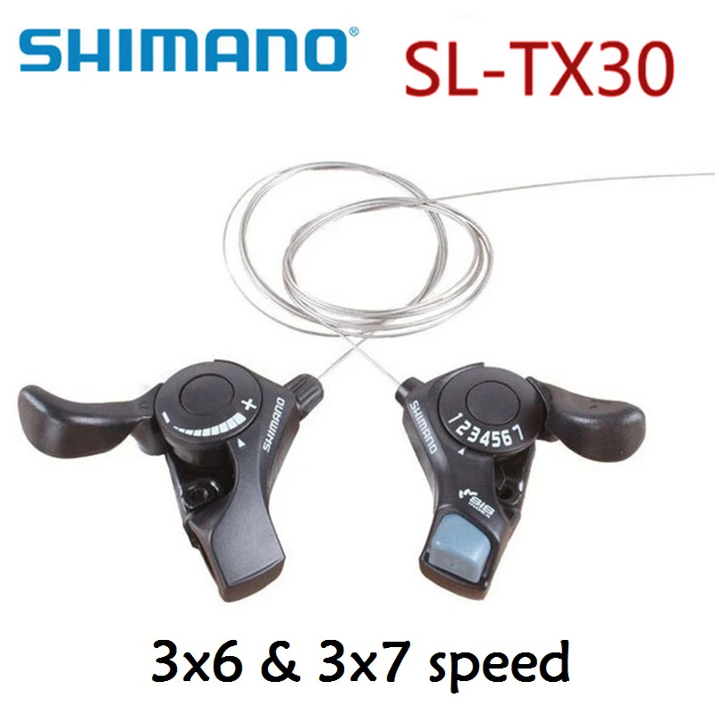SL TX30 SHIMANO Derailleur دراجة الفرامل رافعة التبديل 18 s 21 s سرعة الزناد شيفتر التحول 3 s x 6 s و 3 s x 7 s كابل MTB أجزاء الدراجة