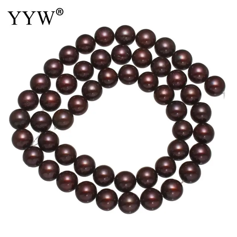 

Cultured Potato Freshwater Pearl Beads coffee color 8-9mm Approx 0.8mm Sold Per Approx 16 Inch Strand