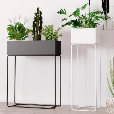 

Iron Flower Shelf Flower Pot Living Room Balcony Office Bedroom Creative European Home Decoration Flower Pot