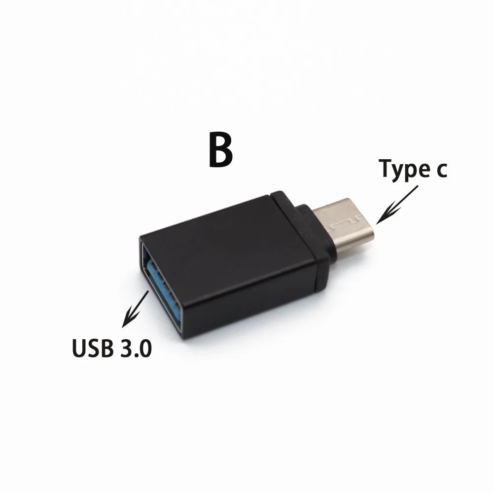 Адаптер типа C для Micro USB для samsung, кабель-конвертер для зарядки и передачи данных для iPhone X 8 7 для xiaomi для redmi 4x5 plus type-c OTG - Цвет: B