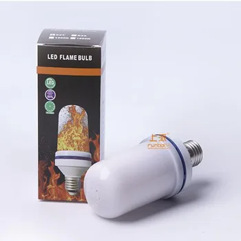 

E27 E14 LED Flame Effect Fire Light Bulbs 3528 Creative Lights Flickering Emulation Holiday Decoration flame Lamp 3 mode+Gravity