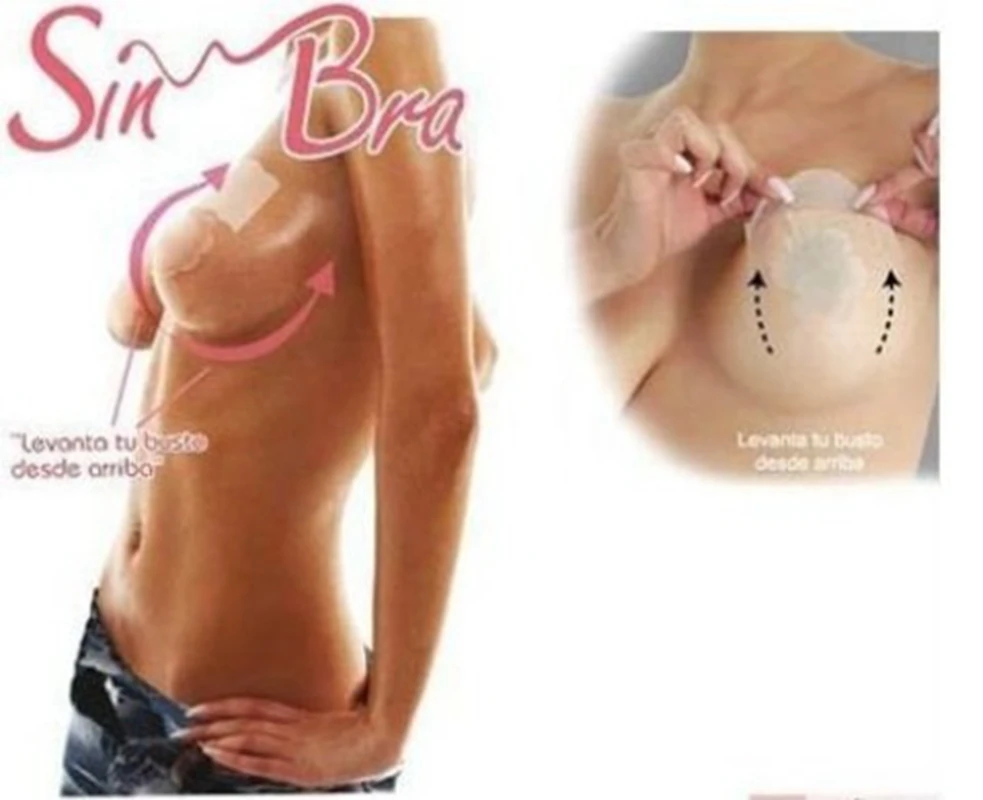 

(1pack/6sets)Bring It Up invisible sin bra tape instant breast lift &adhesive nipple cover as lady cleavage shaper AS SEEN ON TV