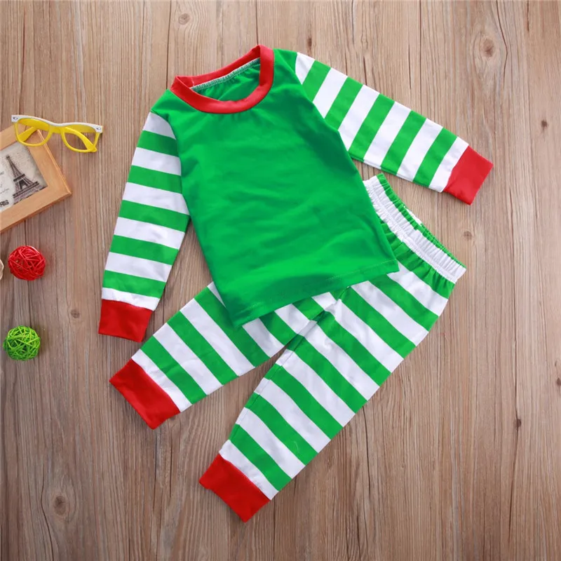 

Children Autumn Christmas Clothes Set Baby Boys Pajamas Girls Kid Pjs Sleepwear Suit Outfit