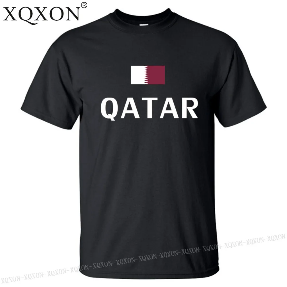 Buy XQXON hot sale flag t shirt Qatar design tshirt