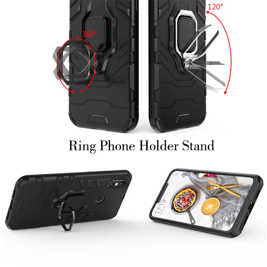 

Magnetic Car Stand Finger Ring Case for Redmi Note 5 6 7 Pro 7a Silicone Bumper Protection Cover Redmi K20 6 7 7A 5 Plus Note 4x