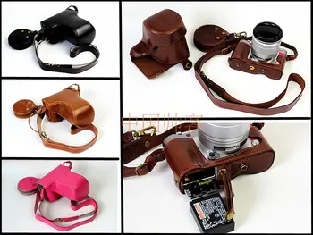 

New Deluxe Version PU Leather Case For Fujifilm Fuji XA3 X-A3 xa3 XA10 XA-10 Camera Bag Cover+Battery Bottom Opening
