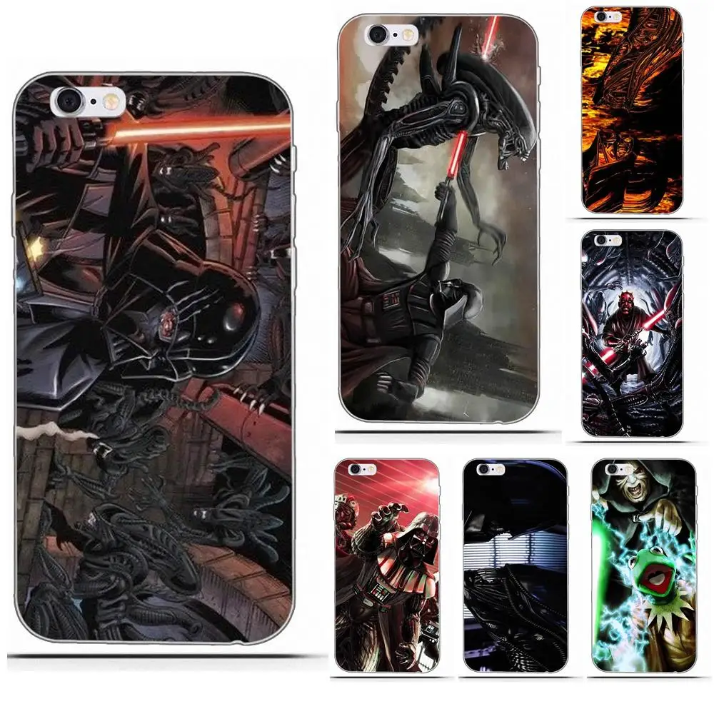 Для Huawei P7 P8 P9 P10 P20 P30 Lite Mini Plus Pro 2017 2018 2019 TPU мобильный Aliens Vs Дарт Вейдер Звездные