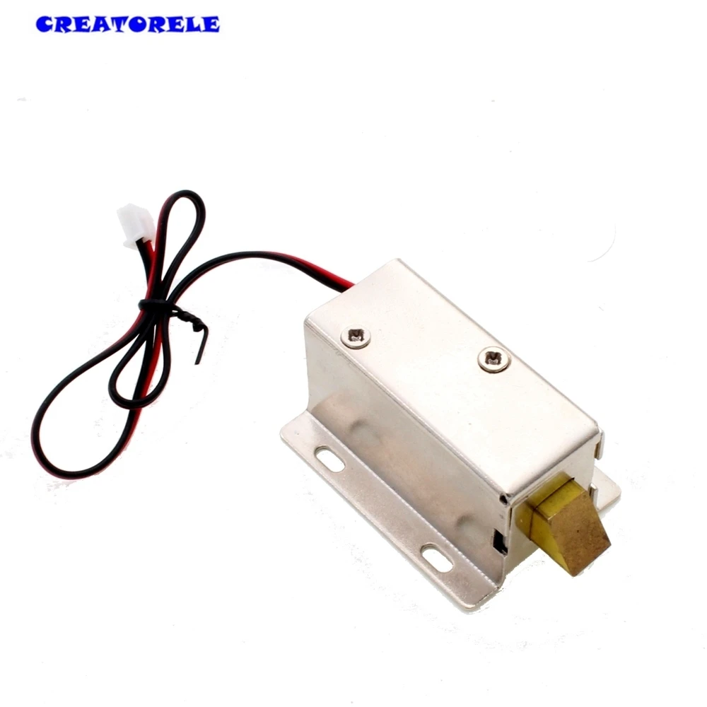 DC 12V 8W открытая рамка тип соленоида для электрического дверного замка Галлий