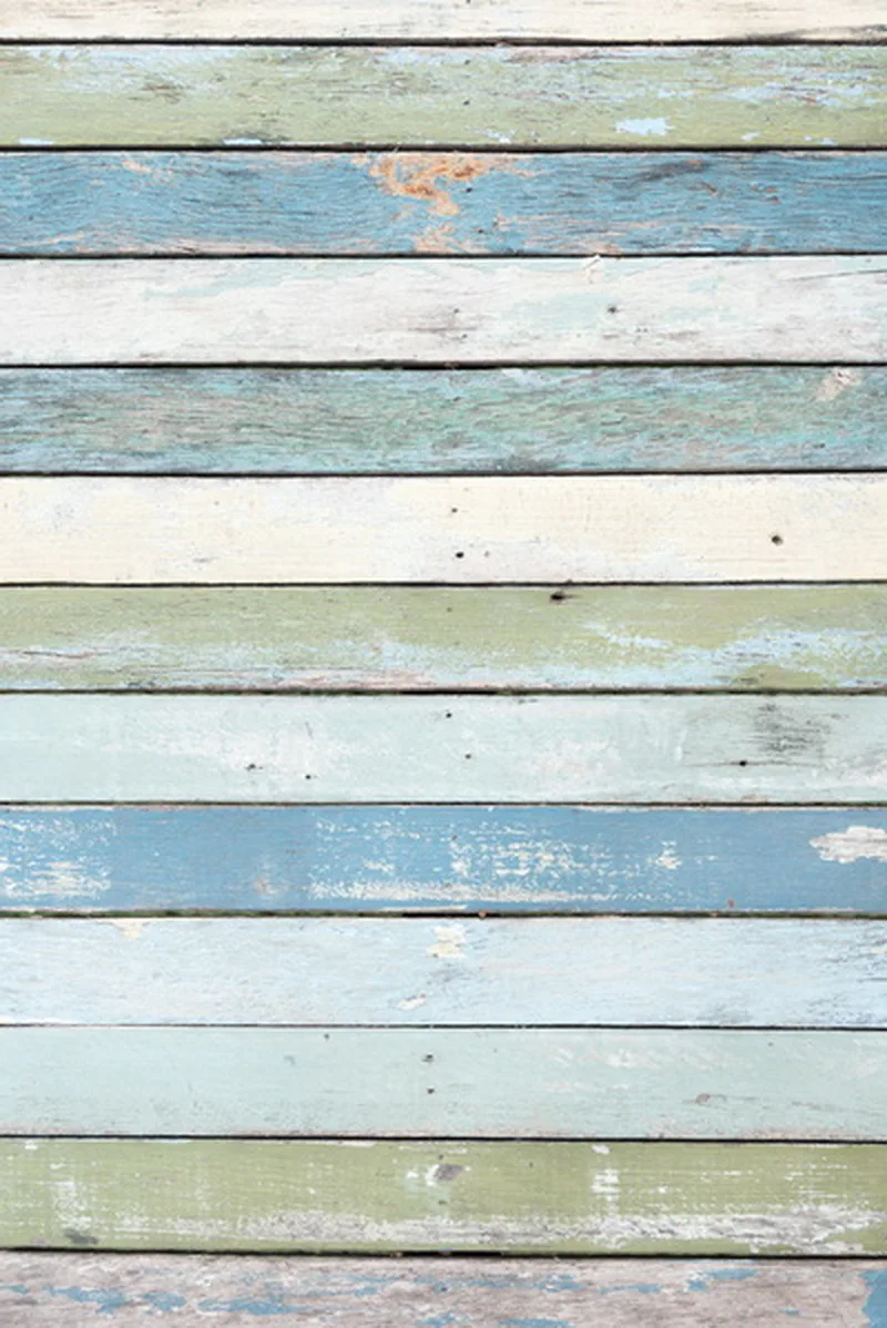 Photography Backdrop,Newborn Photoshoot Background, Vintage wood photobooth backdrops, light blue wood planks photodrops D-8299