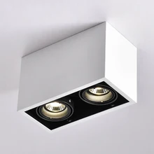 LED Ceiling Lights Double spot LED lamps Replaceable GU10 5W led bulbs mount ceiling light lamp decorations Lighting for home