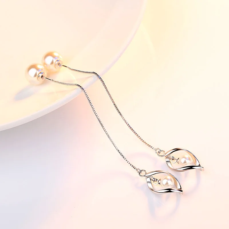 long drop earrings sterling silver jewelry (6)