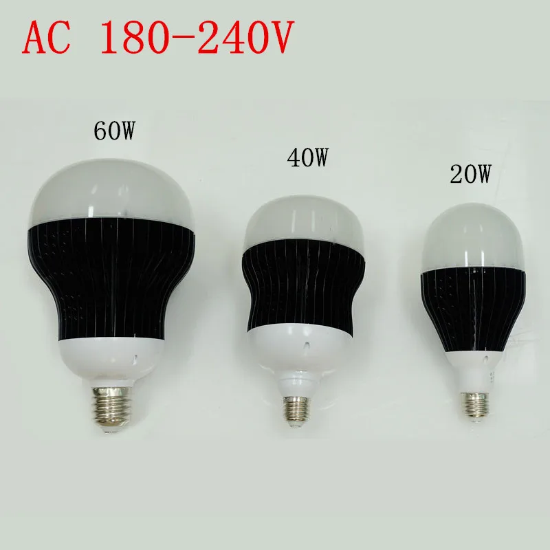 

6PCS LED E27/E40 OEM bulb lamp lights High brightness Top quality Lampada Led Spotlight 20W 40W 60W 2835SMD AC220V