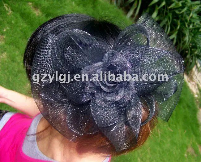 

Fashion FASCINATOR ,dances,races,weddings,Party HAT costume Black h075