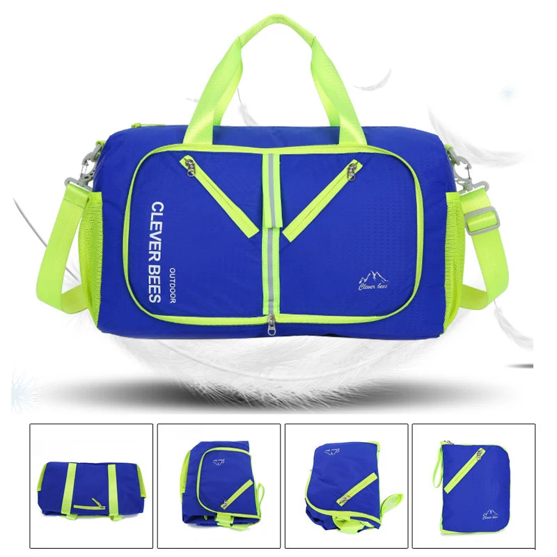 New Foldable Sport Gym Bag Fitness Waterproof Outdoor rucksack Backpack ...