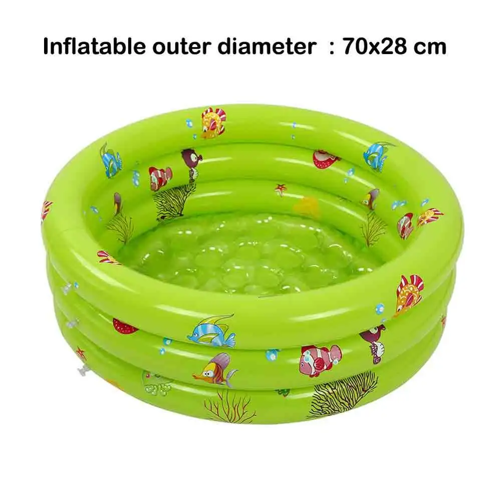 Надувные детские ванночки для купания новорожденных, уплотненные Детские Мультяшные портативные ванночки для ванной, безопасный плавательный бассейн ming - Цвет: H (70x28cm)