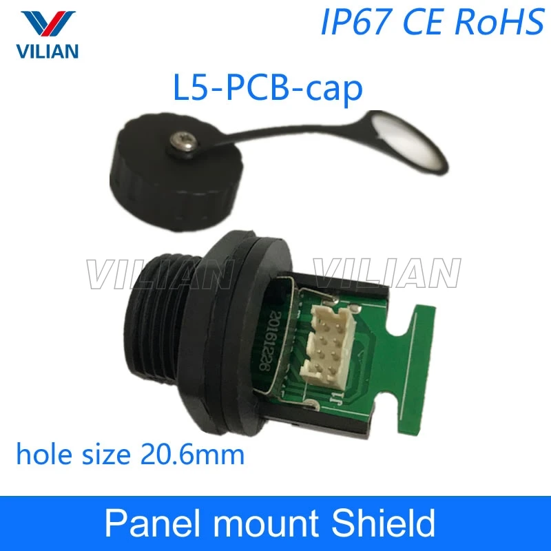 Соединитель печатной платы M19 RJ45 PCB монтажная панель разъем Ethernet сетевой кабель