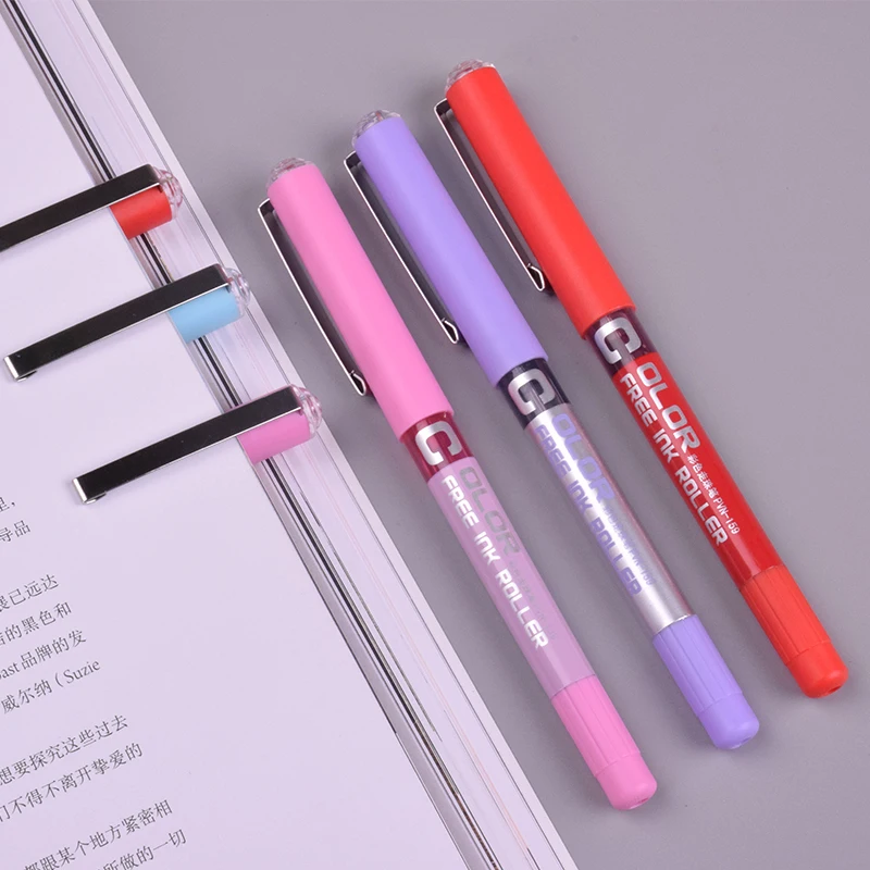 Baixue цветная Студенческая гелевая ручка ручки для письма canetas материал escolar kawaii staitonery paperlaria школьные принадлежности 0,38 мм