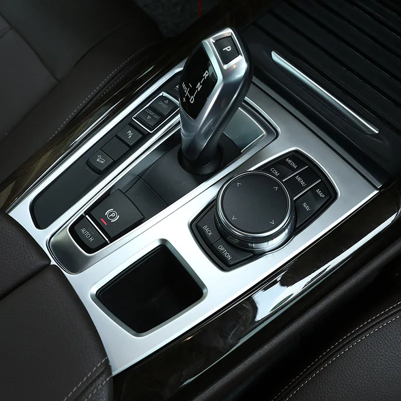 For BMW X5 X6 F15 F16 2015 2018 ABS Interior Mouldings Center Gear