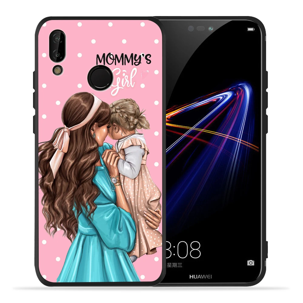 Модный чехол Super Mama mouse Dad girl boy Baby для huawei P20 Lite Pro P30 Lite Pro P8Lite P9Lite P Smart P10 Lite