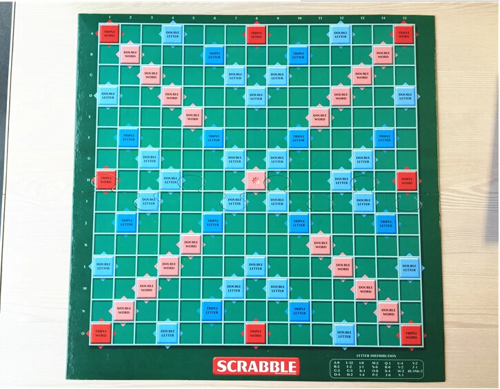 Scrabble Настольные игры для обучения английскому правописанию пазлы слова солитер