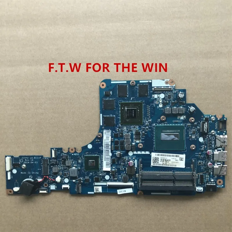 Новый ZIVY2 материнская плата для ноутбука Lenovo Y50-70 оригинальная I7-4720HQ/4710HQ GTX960M-4G