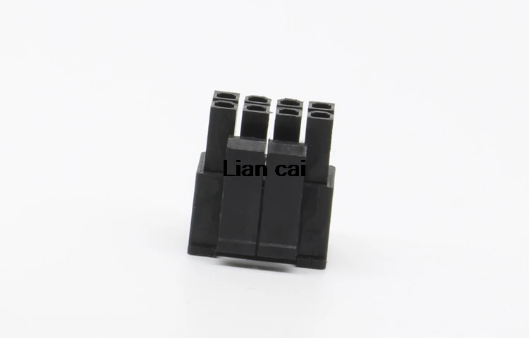 4,2 мм черный 4+ 4pin 8 P 8PIN мужской для ПК компьютер ATX разъем питания процессора пластиковый корпус