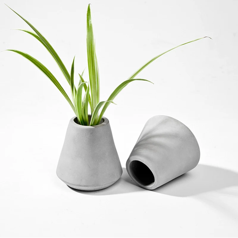 Aliexpress.com : Buy Decorative concrete pot molds cement vase molds