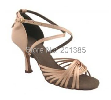 Wholesale Women Flesh Satin Ballroom LATIN Dance Shoes SALSA Dance Shoes Salsa Dancing Shoes ALL SIZE Wholesale Women Flesh Satin Ballroom LATIN Dance Shoes SALSA Dance Shoes Salsa Dancing Shoes ALL SIZE