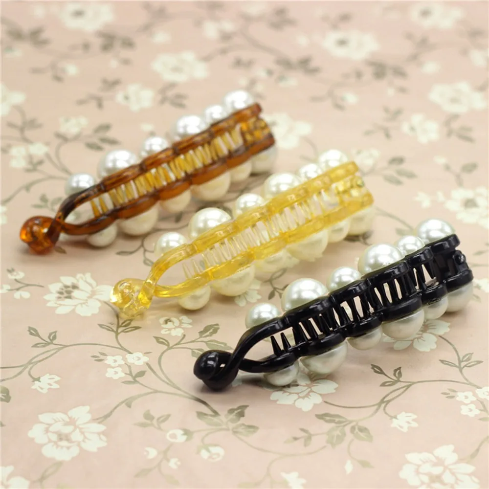

Hair Accessories For Women Pearls Hairpins Hair Clips Jewelry Clips Headwear Ponytail Barrettes