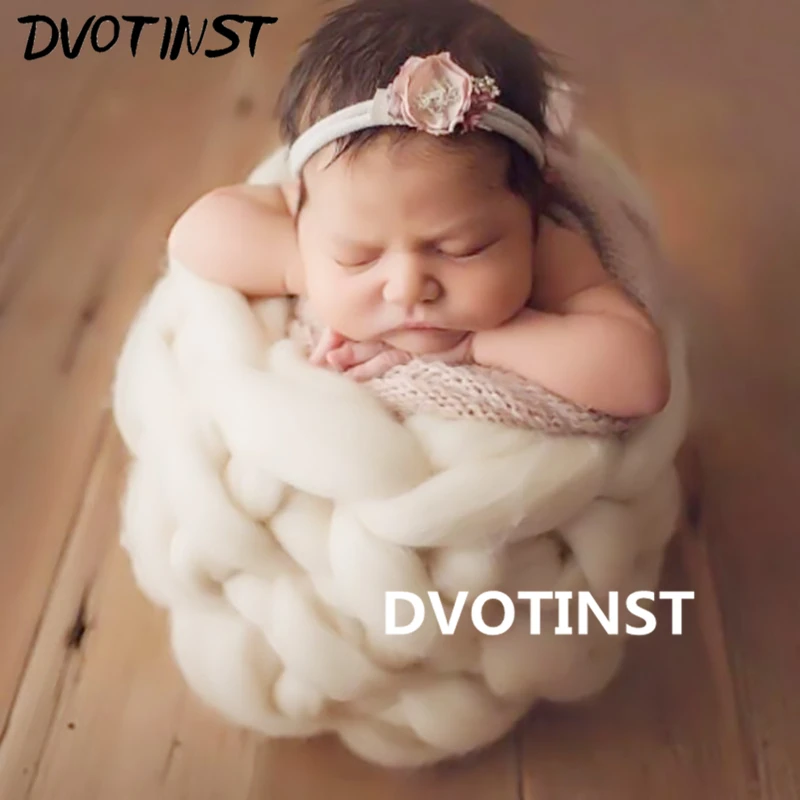 Dvotinst новорожденных реквизит для фотографий аксессуары реквизит позирует крючком вязаная корзина наполнитель Fotografia студия съемки реквизит