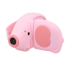 Детская камера 12 МП Развивающие игрушки для Детская цифровая камера в форме слона детские подарки не нужно устанавливать батарею розовый/синий