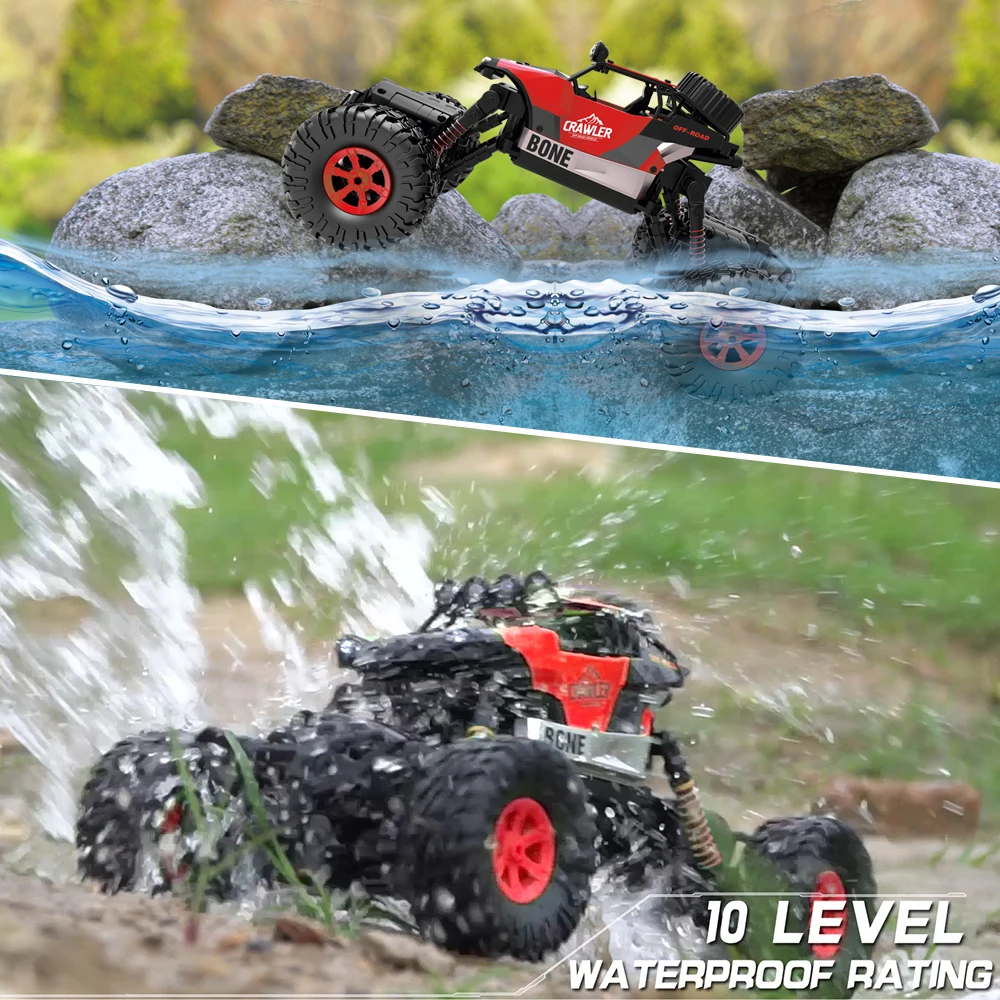 

RC Car 4WD Remote Control Car 2.4G 4CH Double Motors Drive Bigfoot Car Radio Control Model Off-Road Vehicle Toy Cars
